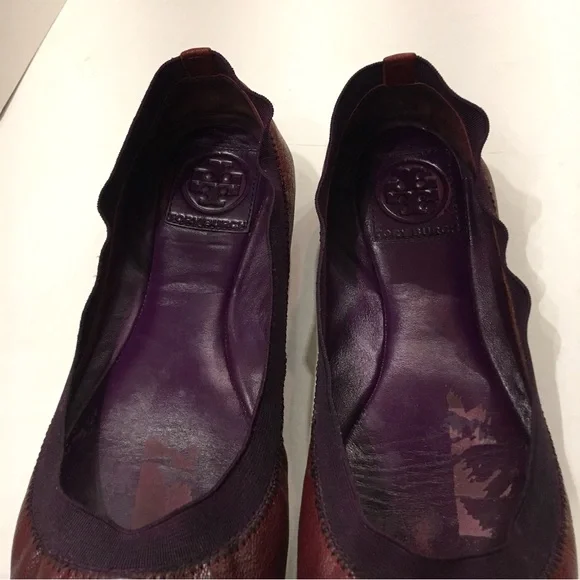 Tory Burch Caroline ballet flats Purple Size 7 - Picture 9 of 13